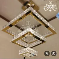 لوستر مدرن  LEDکریستالی