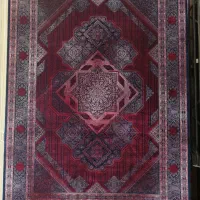 فرش ۹متری ۱۲۰۰شانه /عقیق لاکی قرمز /حراجی