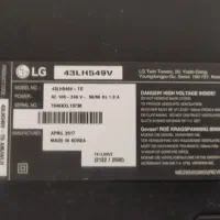 تلویزیون LED 43 ال جی|تلویزیون و پروژکتور|مشکیندشت, |دیوار