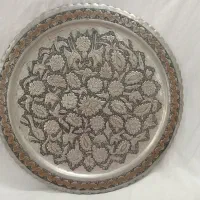 سینی قلمزنی قدیمی ۵۰ ساله