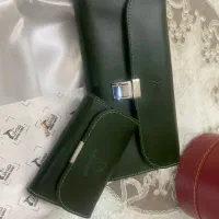 ست کیف و جا کلیدی چرم بارز