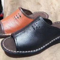 دمپایی چرم گاوی طبی فقط سایز.40مانده .10جفت مانده