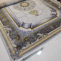 فرش نقره ای موج طرح های 700شانه، نو نو
