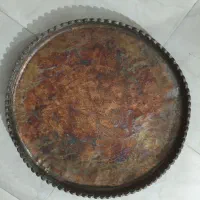 سینی مسی قدیمی|کلکسیون اشیاء عتیقه|الوند, |دیوار