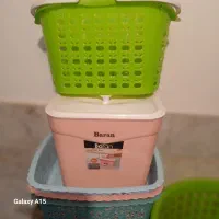 سبد و لگن|آبچکان و نظمدهنده ظروف|قم, ولیعصر|دیوار