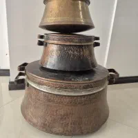 ۳ عدد دیگ مسی قدیمی