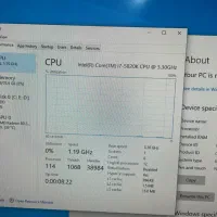 کیس گیمینگ و رندرینگ حرفه ای، کار نکرده، نو نو