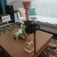 دو عدد قلیان چوبی گردو