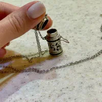 گردنبند دستساز نقره