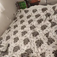 تخت خواب دونفره همراه کونسول و کشو|تخت و سرویس خواب|گلستان (تهران), |دیوار