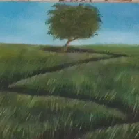 ا تابلو اکرو  لیک منظره  سایز ۵۰/۷۰