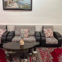 مبلمان9نفره و کمد بوفه