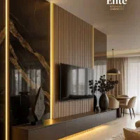 تک دکور .سقف کاذب،کناف،دیوار پوش،کاغذدیواری tvwall|خدمات پیشه و مهارت|بندرعباس, |دیوار