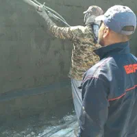 سیمانکاری ضدآب نرمه شاتکریت باکلایمر بدون داربست|خدمات پیشه و مهارت|کرمانشاه, |دیوار