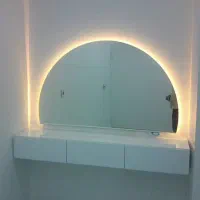 آینه ی بک لایت وشیشه بری عسکری|آینه|برازجان, |دیوار