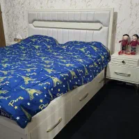 ست تخت خواب و میز آرایش|تخت و سرویس خواب|قم, پردیسان|دیوار