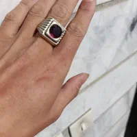 انگشترنقره 925یاقوت برمه فقط تا فرداشب