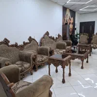 مبل ۹نفره منبت چوب راش