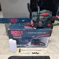 اره موتوری بنزینی BOSS تیغه 50سانت نو آماده بکار