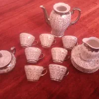 فنجان نعلبکی نقره ای عتیقه