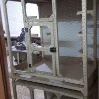 قفس چوبی کبوتر فنچ عروس مرغ خروس بلدرچین کفتر