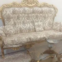 مبلمان هفت نفر استیل همراه نهارخوری ده نفره