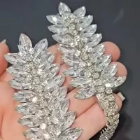 گیره مو دوقلو نگین دار