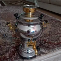 سماور ۶ لیتری بسیار ضخیم و براق مناسب جهیزیه|سماور، چای‌ساز، قهوه‌ساز|گرمسار, |دیوار