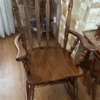 صندلی چوبی راکی