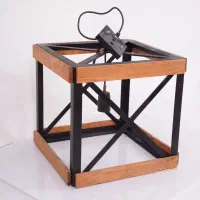 لوستر چوبی و آهنی