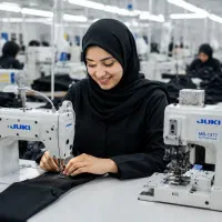 استخدام دکمه مادگی زن