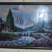 تابلوی زیبا 1در 120|تابلو، نقاشی، عکس|سنگر, |دیوار