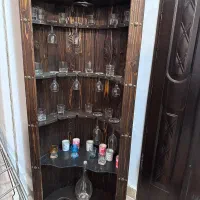میز بار ایستاده چوبی