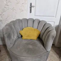 سرویس مبل و میز ناهارخوری طوسی وخردلی|مبلمان خانگی و میز عسلی|بهارستان, |دیوار