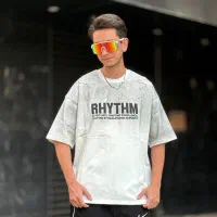 تیشرت پارچه ماکان طرح RHYTHM