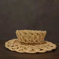 سبد حصیری با نخ مفتولی|صنایع دستی و سایر لوازم تزئینی|قم, شهرک توانیر|دیوار