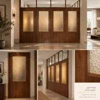 درب تمام چوب گردو با متریال خاص برای پروژه معماری|مصالح و تجهیزات ساختمان|تهران, گلستان (شهرک راه آهن)|دیوار