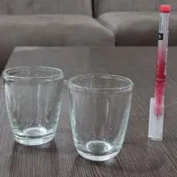 ۶ دست نیم لیوان بلور کاوه طرح ساده