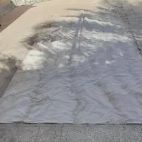 پرده برزنتی سفید|پرده، رانر، رومیزی|طبس, |دیوار