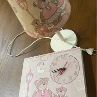 ست آباژور و ساعت و آویز سقفی کودک|ساعت دیواری و تزئینی|رشت, گلسار|دیوار