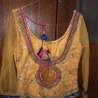 لباس مجلسی زنانه هندی اصل سوغات هند دست ساز|لباس|رودهن, |دیوار