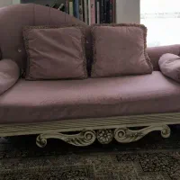 مبل کلاسیک و راحتی ۹ نفره/میز جلو مبلی و ۳عسلی