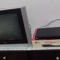 تلویزیون ال جی 21اینج و دی وی دی