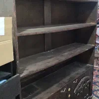 کتابخانه بزرگ و فوق العاده محکم جنس چوب|کتابخانه، شلف، قفسههای دیواری|رباطکریم, رباطکریم|دیوار