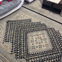 2عدد فرش ۶متری ماشینی کرم