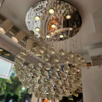لوستر آویز|لوستر و چراغ آویز|رشت, پیرسرا|دیوار