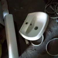 توالت فرنگی وروشویی|لوازم سرویس بهداشتی|کرج, حصارک بالا|دیوار