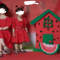 لباس سِت یلدایی خواهرانه|کفش و لباس بچه|سنندج, |دیوار