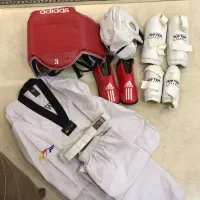 لباس تکفاندو  با لوازم