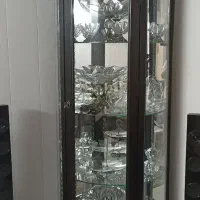 ویترین چوبی نیم گرد کاملا نو تخفیف هم داره|بوفه، ویترین، کنسول|تهران, وصفنارد|دیوار